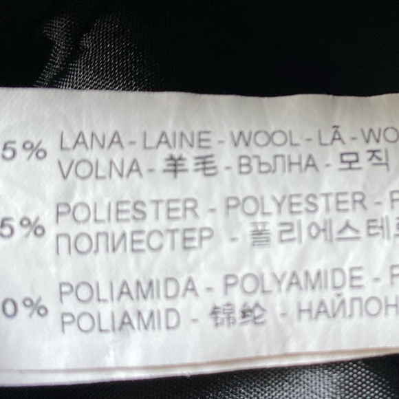 Zara Girls 7/8 Black Wool Blend Button Up Petticoat- Sz-7/8 - Picture 9 of 15